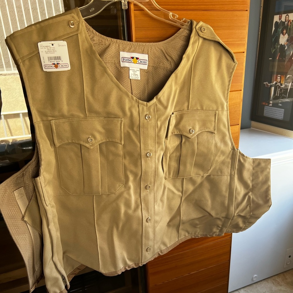 Flying cross Tan Men's tactical Vest X-large - reg